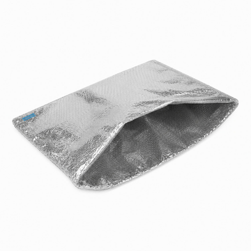 Sachet isotherme 50 x 30 cm, 4 couches en film argenté avec ouverture grand côté — froid 24 à 48 heures