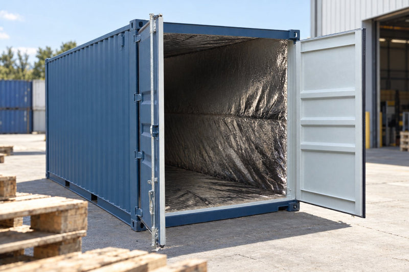 Container liner ou isolation de conteneur : la différence