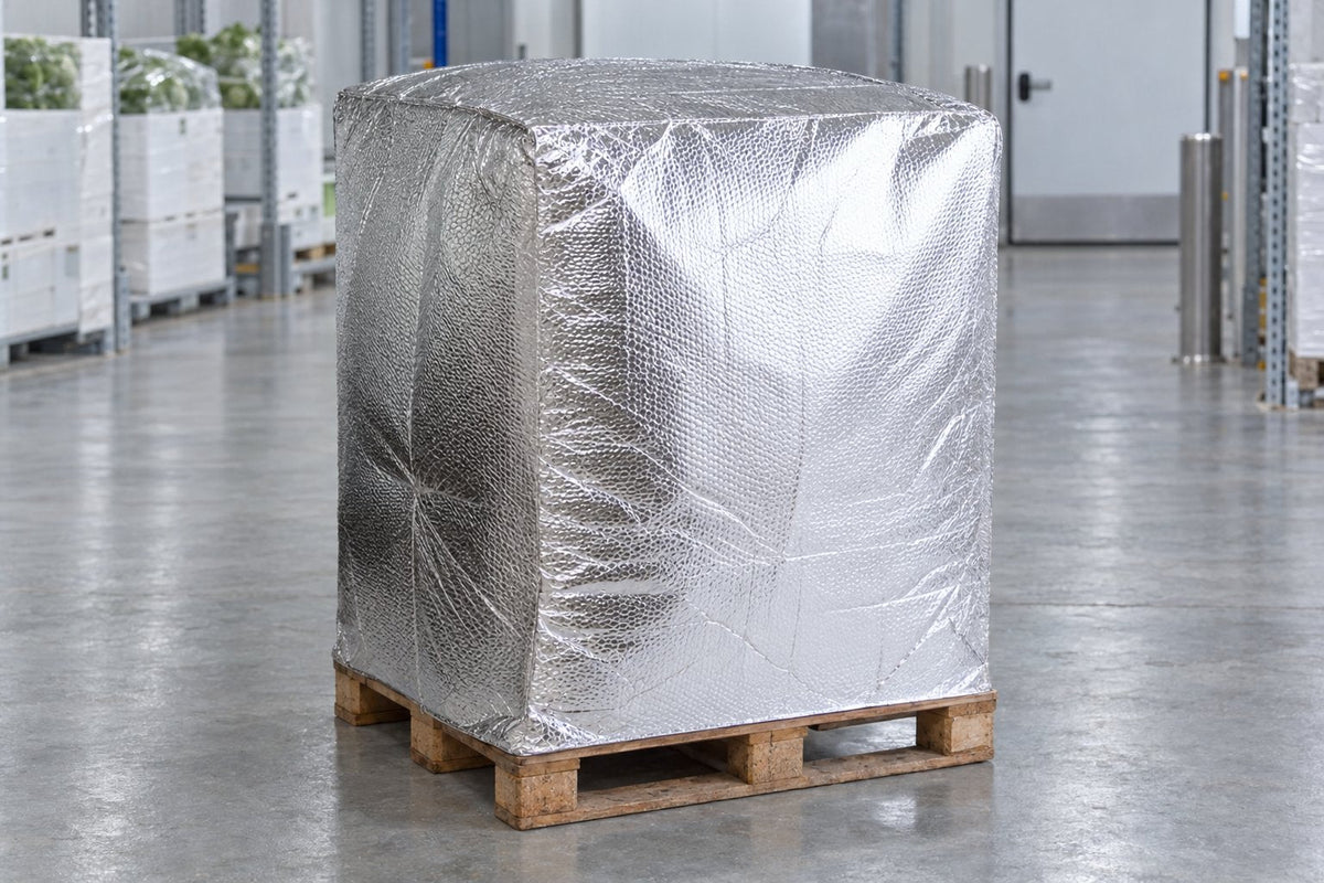 Housse isotherme palette ou thermal pallet cover