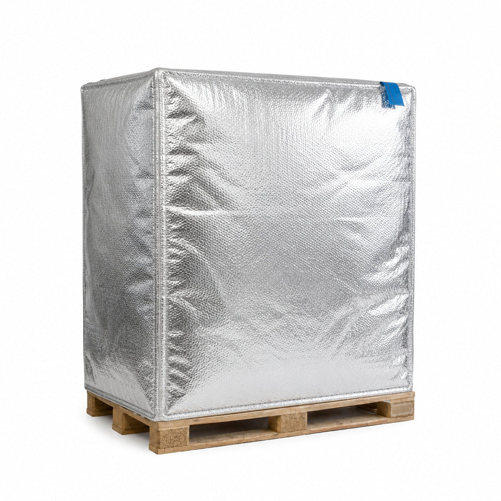 Housse d'isolation thermique pour bloc palette 120 x 100 x 150 cm (double couche)