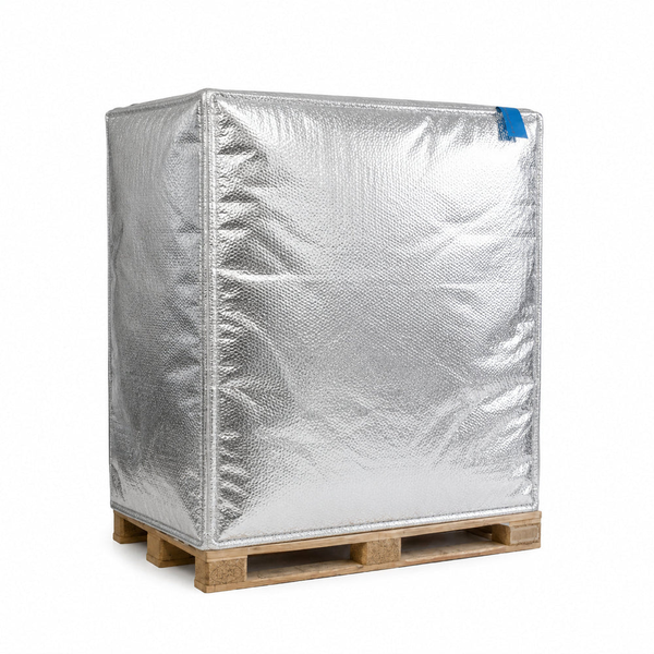 Housse d'isolation thermique pour bloc palette 120 x 100 x 150 cm (double couche)
