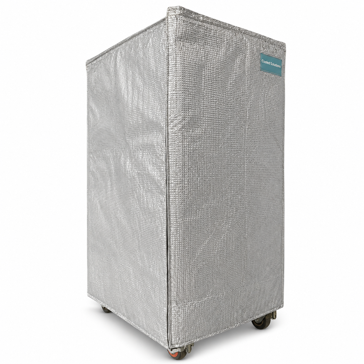 housse isotherme palette réutilisable pour conteneur roulant 85 x 70 x 150 cm sans ouverture